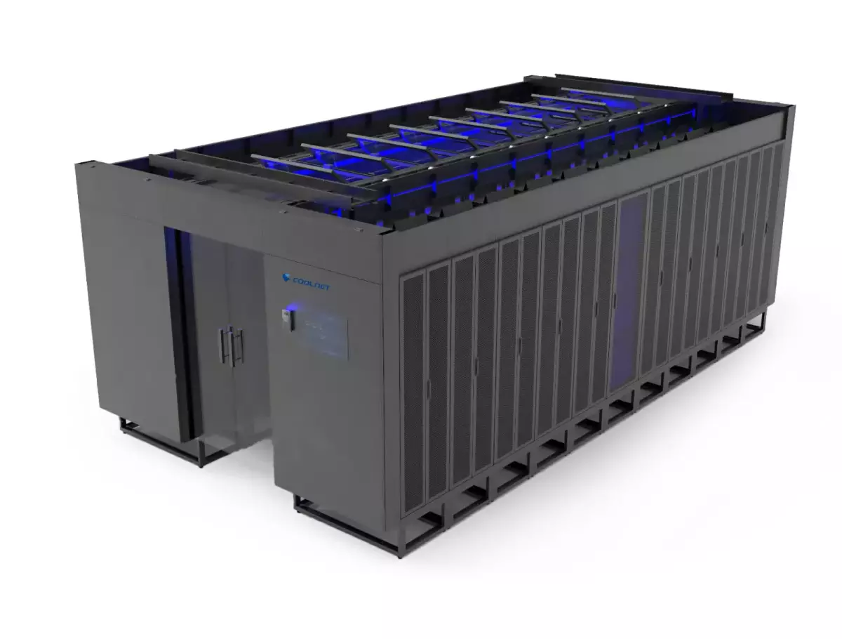 Coolnet Data Center High Density Micro Modular Data Centers Cold Aisle